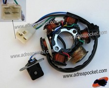 Plateau d’Allumage 6 branches et cosse Dirt Bike / ATV 50/ 125cc