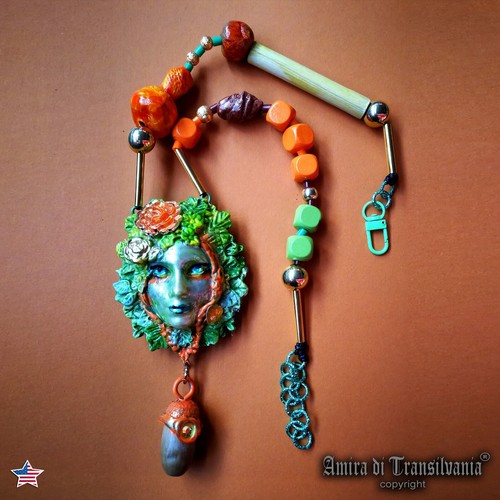 Green witch wicca talisman - green,