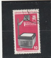 L6439 ALLEMAGNE RDA timbre Y&T N° 1466 de 1972 " Projecteur Polylux " Oblitéré