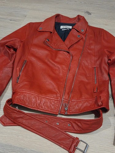 Veste cuir véritable - veste, en