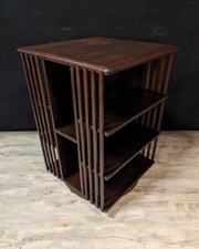 Bibliothèque Tournante En Acajou