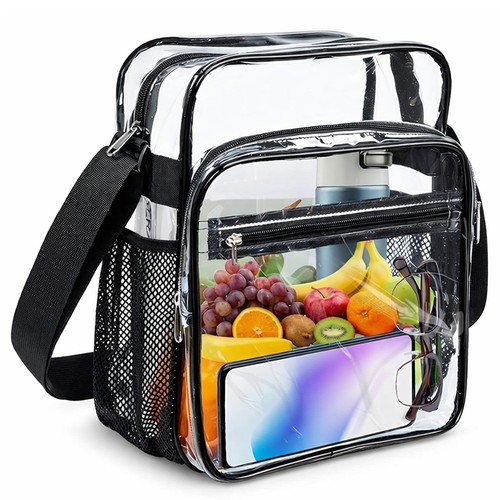 Clear crossbody bag - clear, stadium