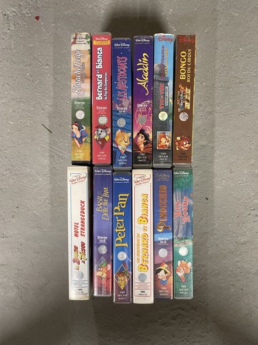 Lot rare vhs disney les - vhs,