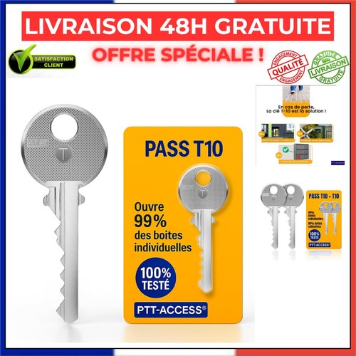 Clé pass ptt t10 boîte - ptt,
