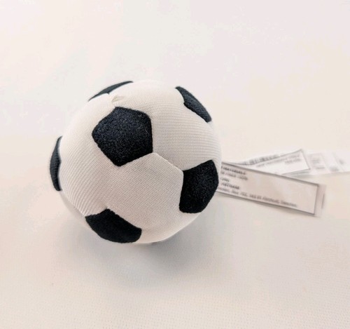 Ikea black white plush soft - black,