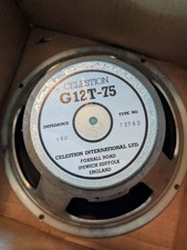 1980s Celestion Speaker(s) G12T-75 12" 16 ohm T3760 - Four Available