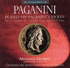 CD PAGANINI Concertos Violon 1 & 2 Massimo QUARTA Guarnerius del Gesu il Cannone