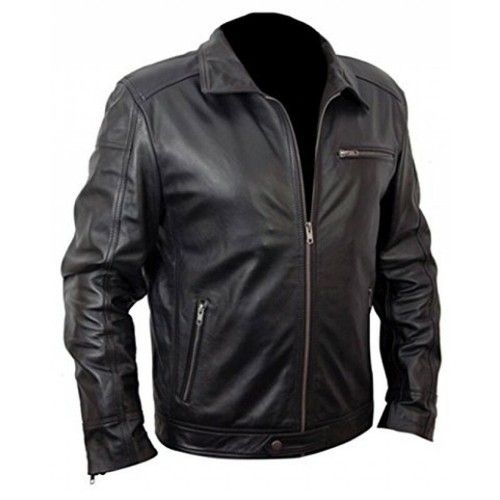 Veste cuir vache - de, grain