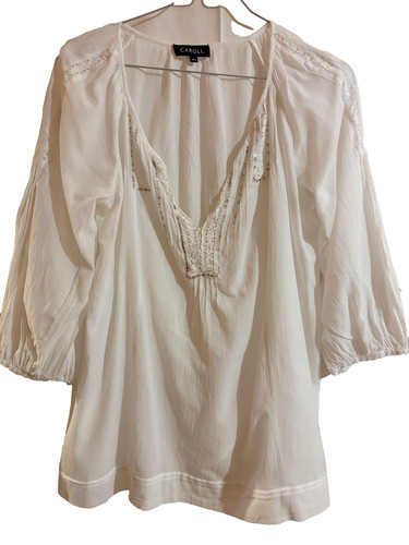 Caroll blouse blanche manches - blouse,