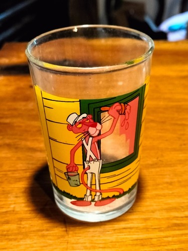 Verre panthere rose - la,