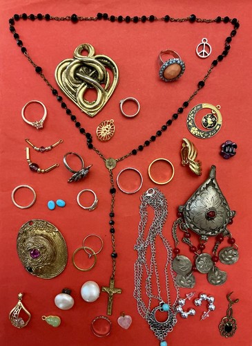 Lot bijoux vintage - et, anciens