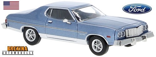 Ford gran torino bleu - ford,
