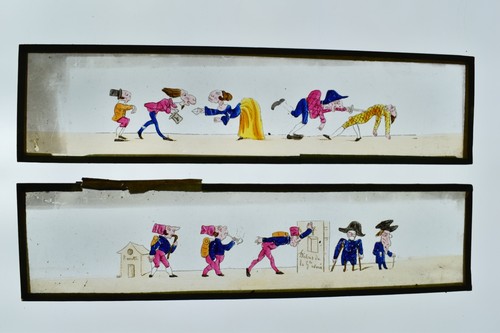 Lot plaques verre - de, 2