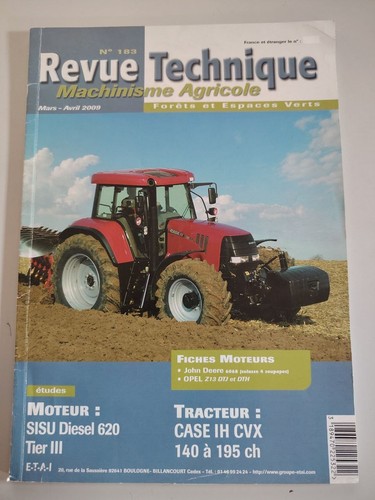 Revue technique tracteur case - revue,