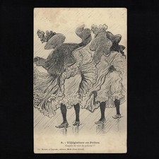 Old postcard holiday in Poitou / naughty galley wind