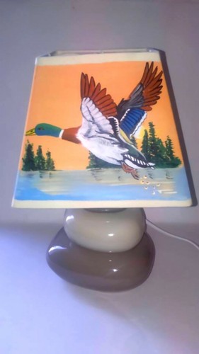 Lampe chevet creacat peint - de,