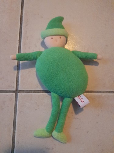 Doudou lutin vert - victor,