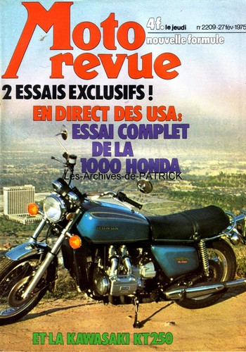 Moto revue 2209 honda - gl, 1000