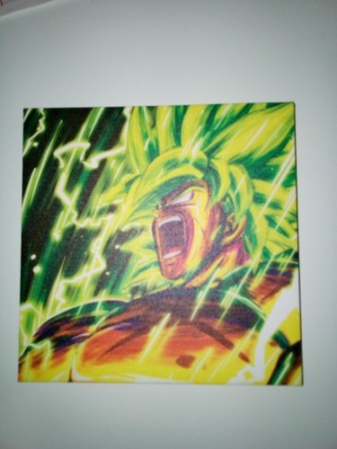 Toile personnage broly - du,