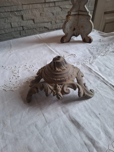 Base pied lampe ancien - pied,