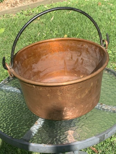 Chaudron cuivre ancien - cuivre,