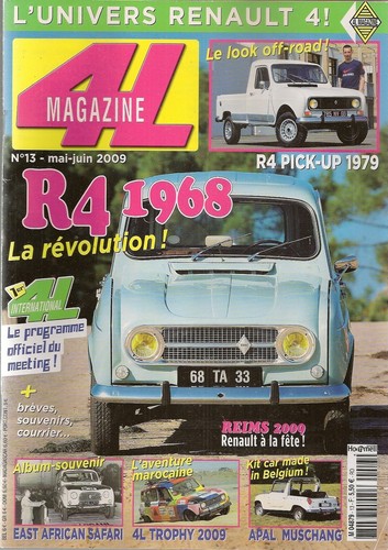 Magazine renault 4 - magazine,