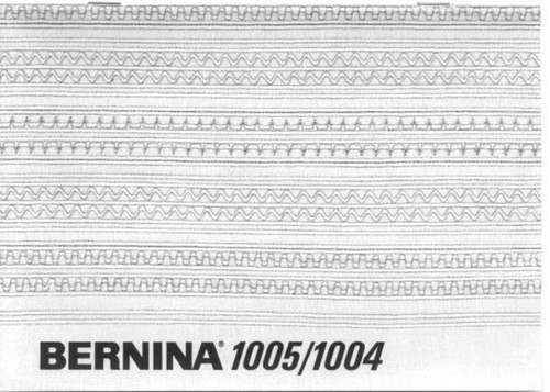 Bernina 1004 1005 sewing - 1005,