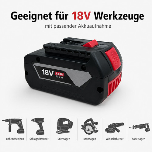 Batterie compatible bosch 18v - compatible,