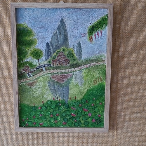 Tableau peinture encadré