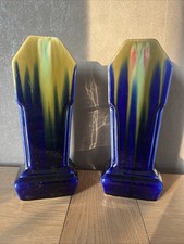 Ensemble de 2 Vases Art Deco