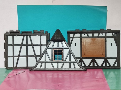 Playmobil lot murs ref 70954 - ref,