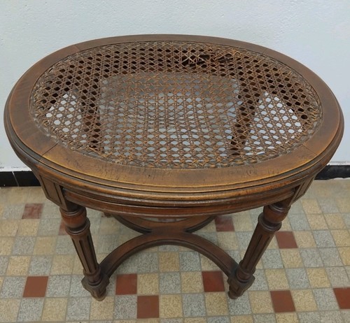 Ancien tabouret piano style - de,