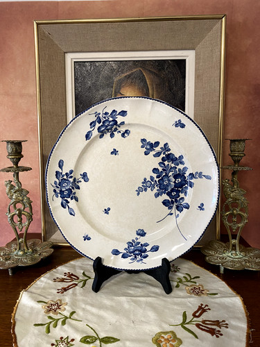 Plat rond ancien - villeroy, et