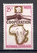 Timbre / STAMP  TOGO  1964  Y&T  N° 424  Neuf ** SANS TRACE DE CHARNIERE