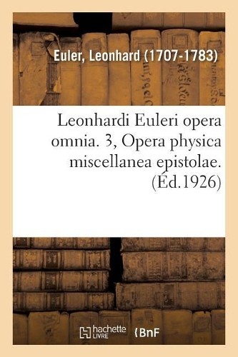Leonhard euler leonhardi - euler,