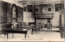 *66514 postcard dining room of the Château de Virieu