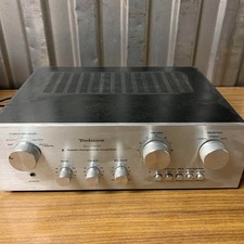 Technics SU-7600 Stereo Integated Amplifier Silver Power confirmed Vintage Japan