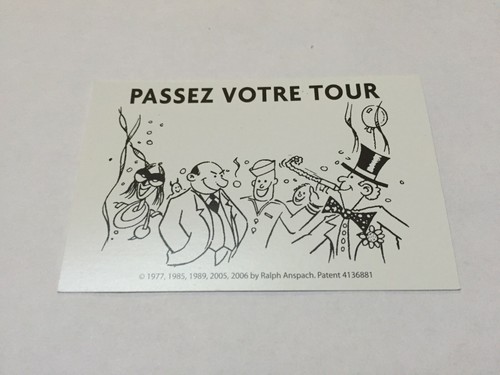 Carte monopoliste passez votre - carte,