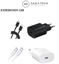Chargeur USB C 25W et Câble