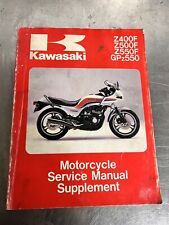 Kawasaki GPZ550 Z 500 Z 400 Z550 service manual Repair Book Oem Genuine Original