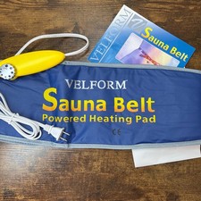 Velform Sauna Belt Fat Burner Waist Trainer Body Slimming Weight Loss Massage 