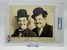 Laurel & Hardy Signed 8x10 Photo PSA DNA Certified Autograph Vintage Comedy 30s