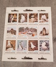ARGENTINA-1980-ANNIV.SOUTH ORKNEYS-PINGUINES-FOCA PELETERA-MINIATURE SHEET MNH