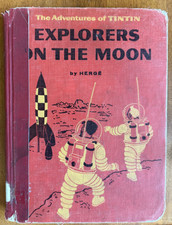 Hergé The Adventures of Tintin Explorers on the Moon Golden Press 1st 1960