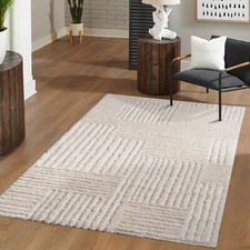 Tapis De Salon Blanc Poils
