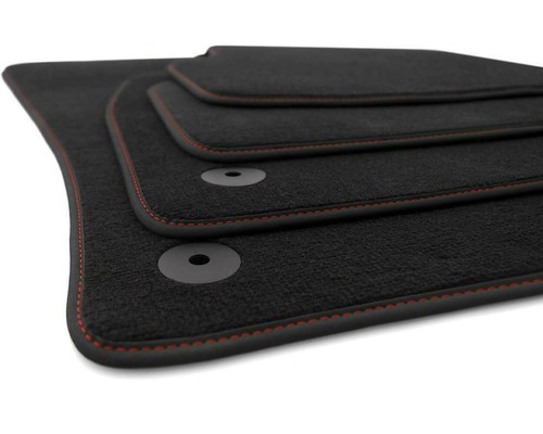 Set tapis sol velours noir - 4,