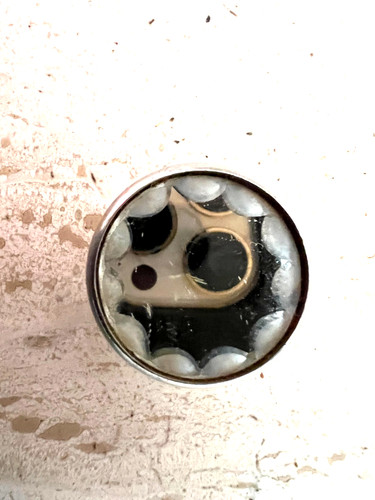 Bouton miroir facettes - à,