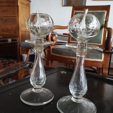 ancien paire de lampes de