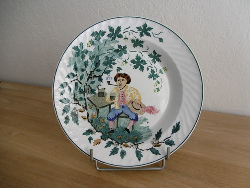 Plat porcelaine opaque gien - plat,