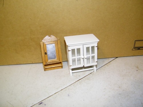 White wood doll house - white,